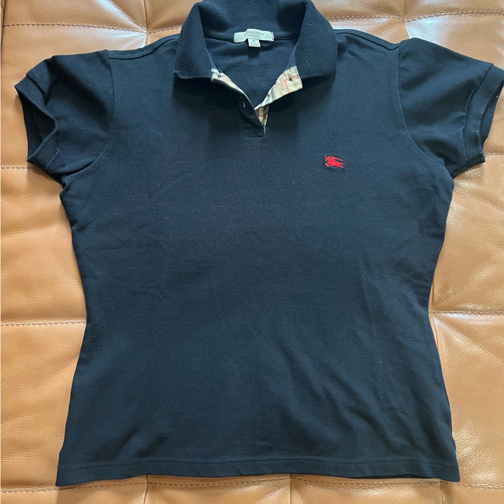 Vintage Burberry women’s polo shirt